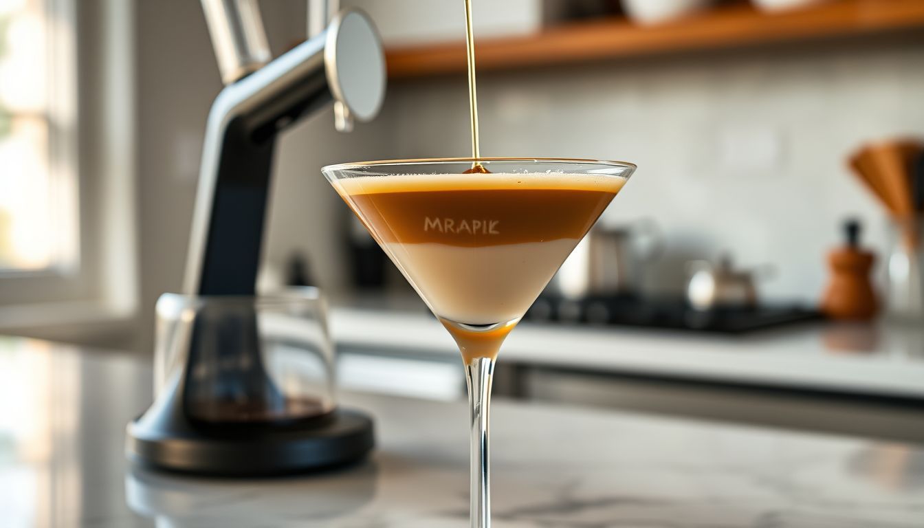 Maple Flat White Martini