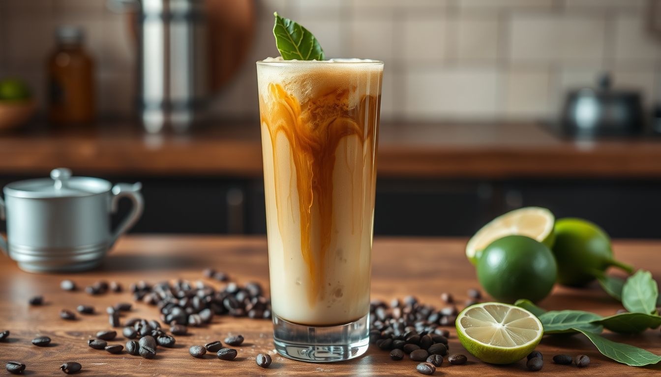 Nitro Yuzu-Infused Ethiopian Coffee with a Hint of Kaffir Lime