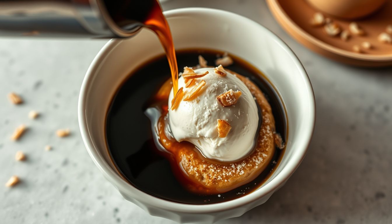 Coconut Affogato Scone