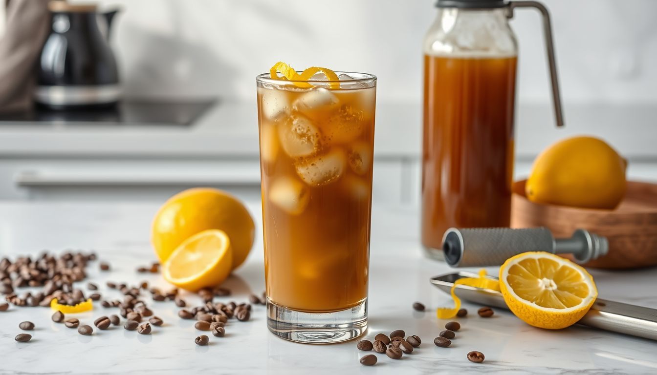 Citrus-Infused Ethiopian Sidamo Cold Brew with Yuzu Zest