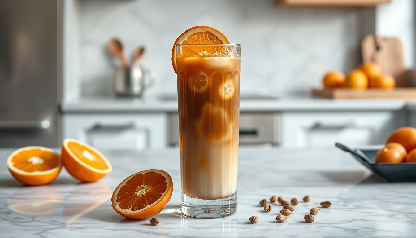 Spiced Orange Cardamom Iced Coffee