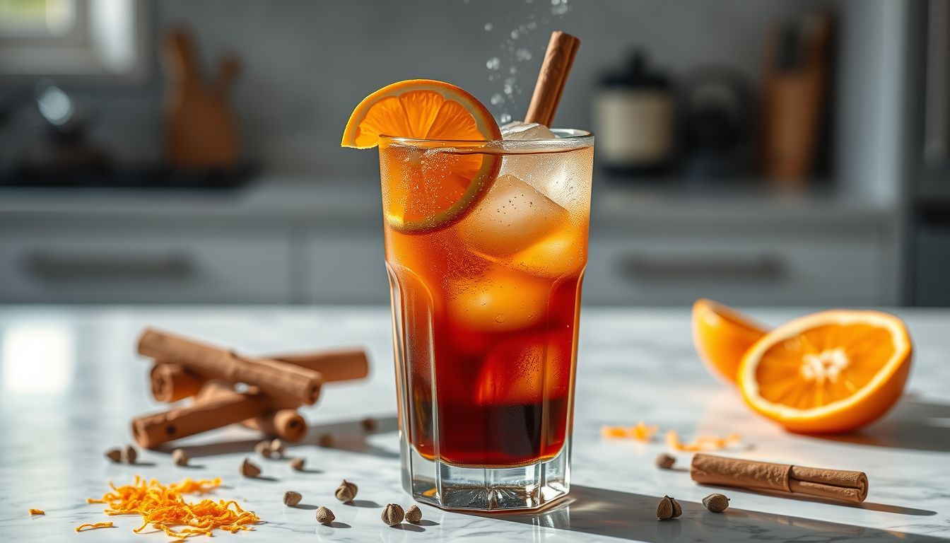 Spiced Citrus Cold Brew Spritz