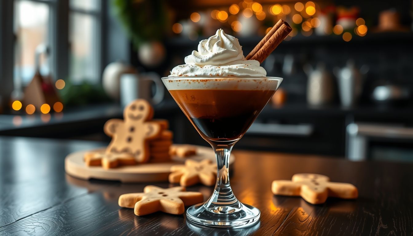 Gingerbread Macchiato Martini